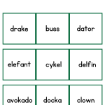 Lässpel- Bingo & Lotto med bokstäverna ABCDE - bild 10