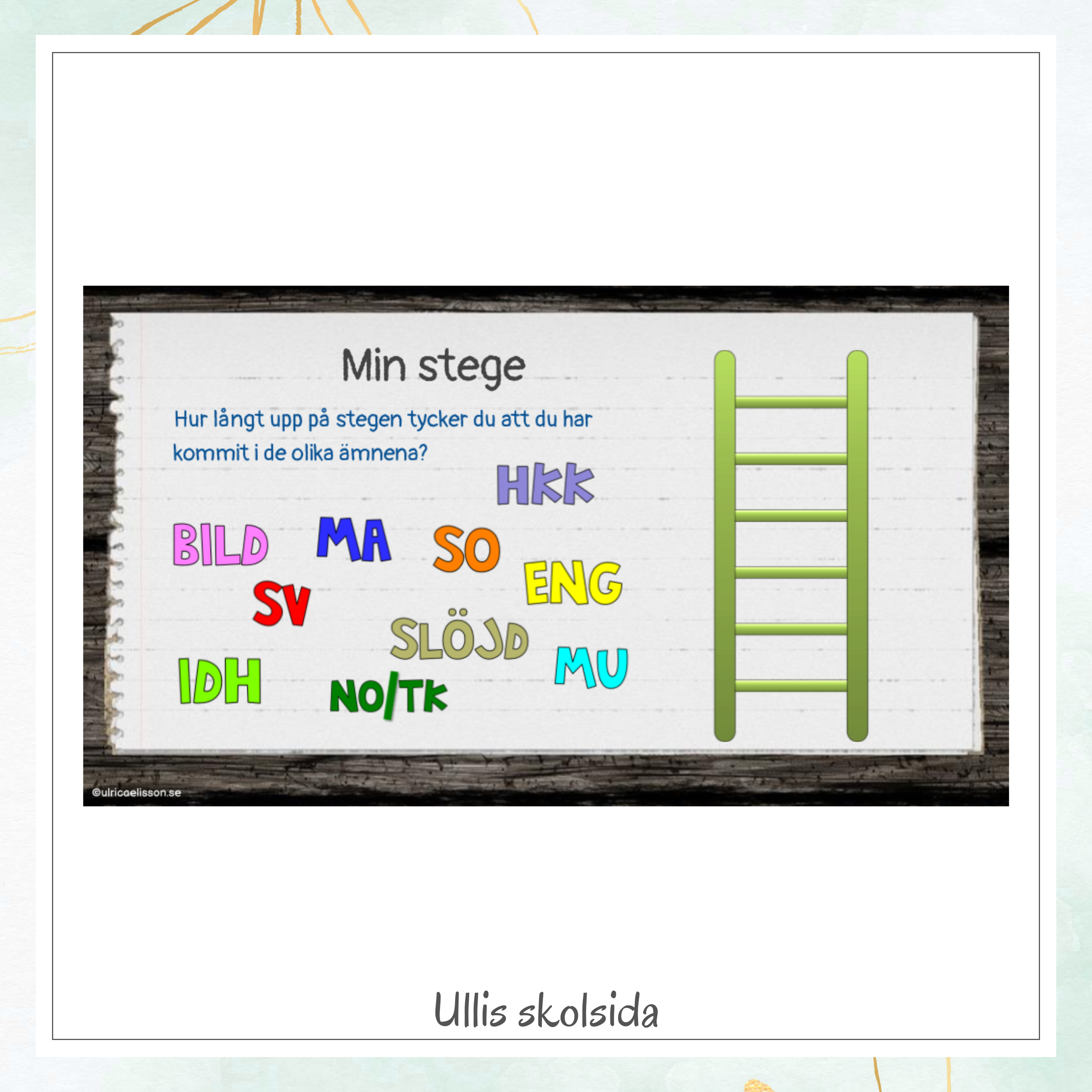 Mitt utvecklingssamtal mall 2 – redigerbar