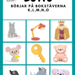 Lässpel- Bingo & Lotto med bokstäverna KLMNO - bild 10