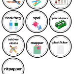 Etiketter- svarta - bild 3