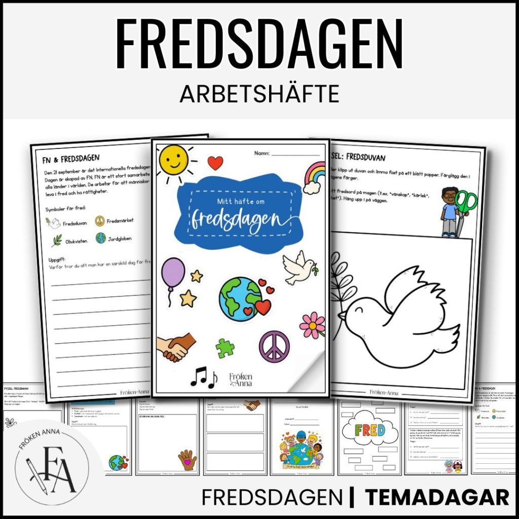 Mitt häfte om fredsdagen