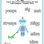 Häfte- träna på rimord - bild 5