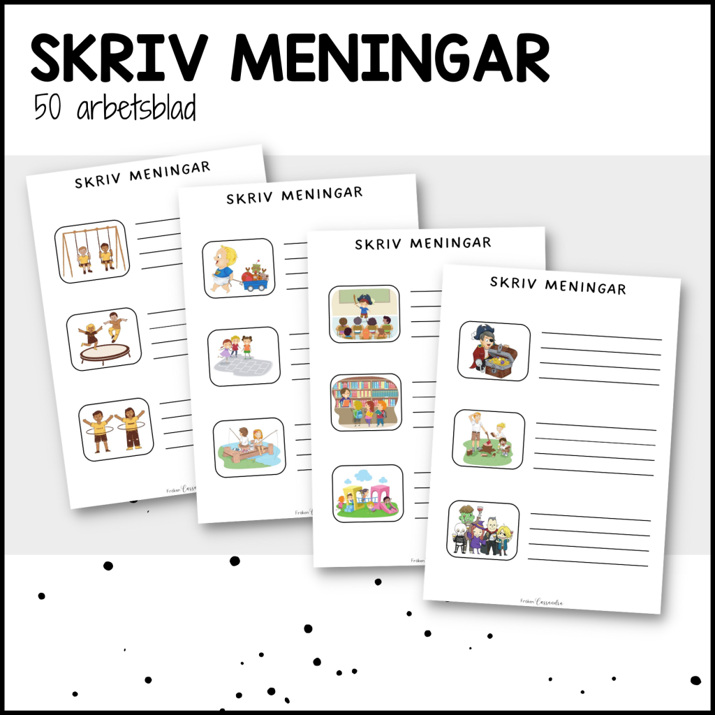 Skriv meningar