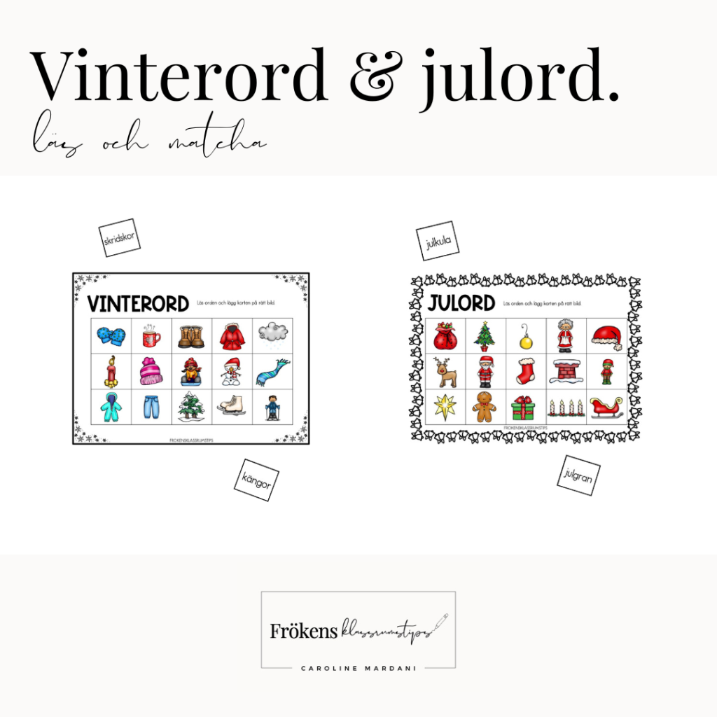 Vinterord & Julord
