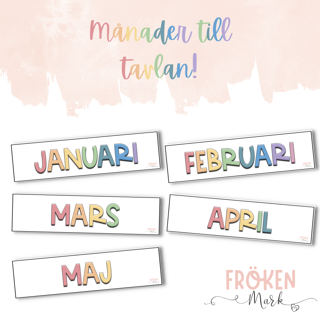 Månader till tavlan (Pastell)