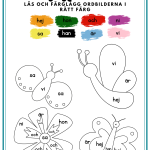 Svenska-häfte 2 (bokstäverna RLEN) – träna på bokstäver, läsa, skriva - bild 6