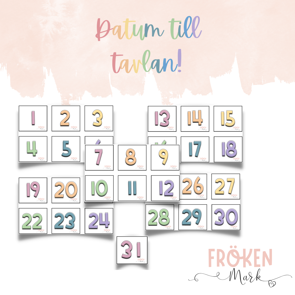 Datum till tavlan (Pastell)