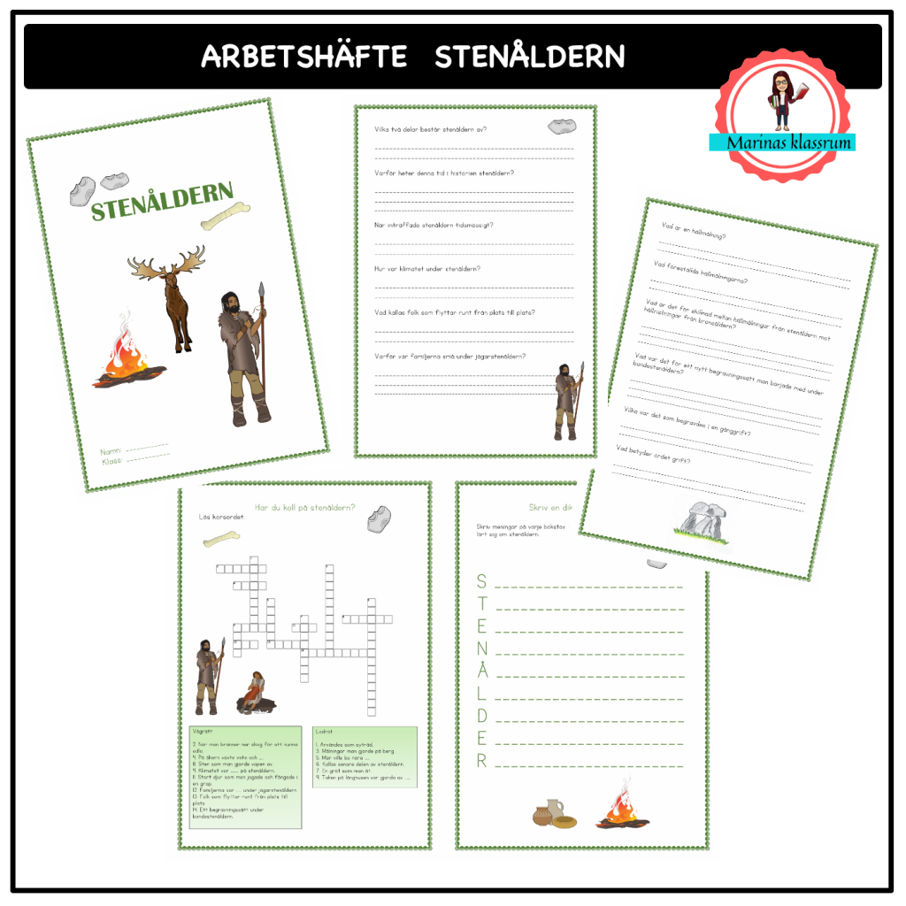 Arbetshäfte om stenåldern
