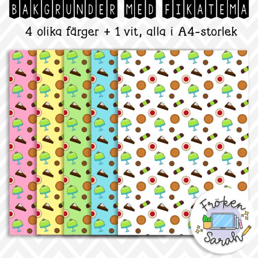 Clipart & bakgrunder: Svenskt fika