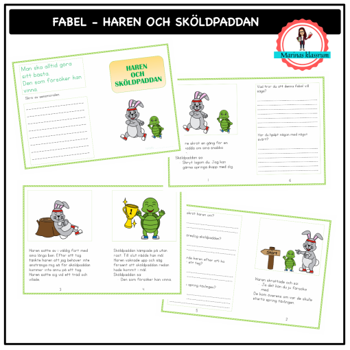 Fabel - Haren och sköldpaddan