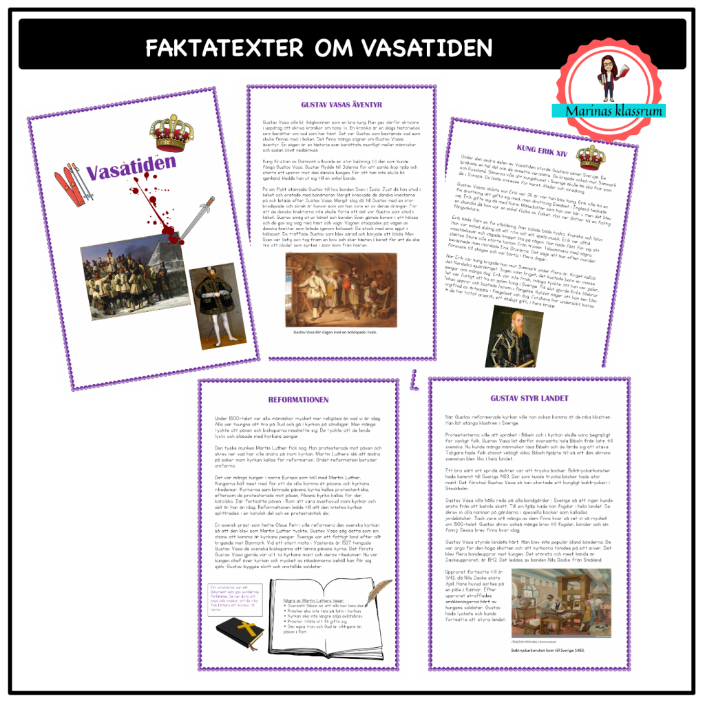 Faktatexter Vasatiden
