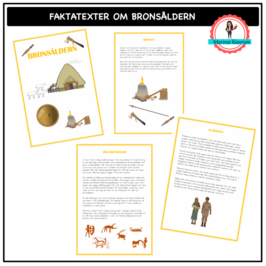 Faktatexter om bronsåldern