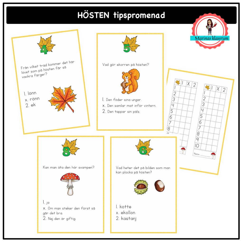 Tipspromenad om hösten