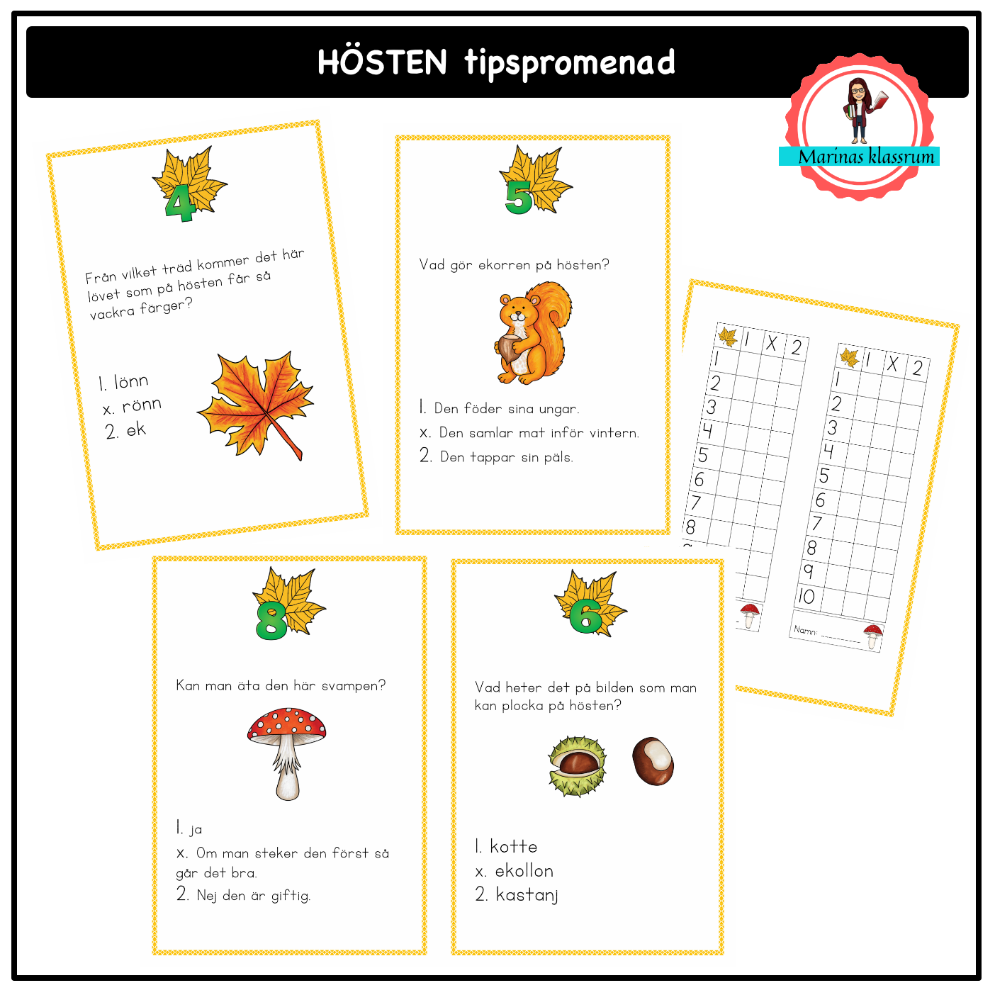 Tipspromenad om hösten