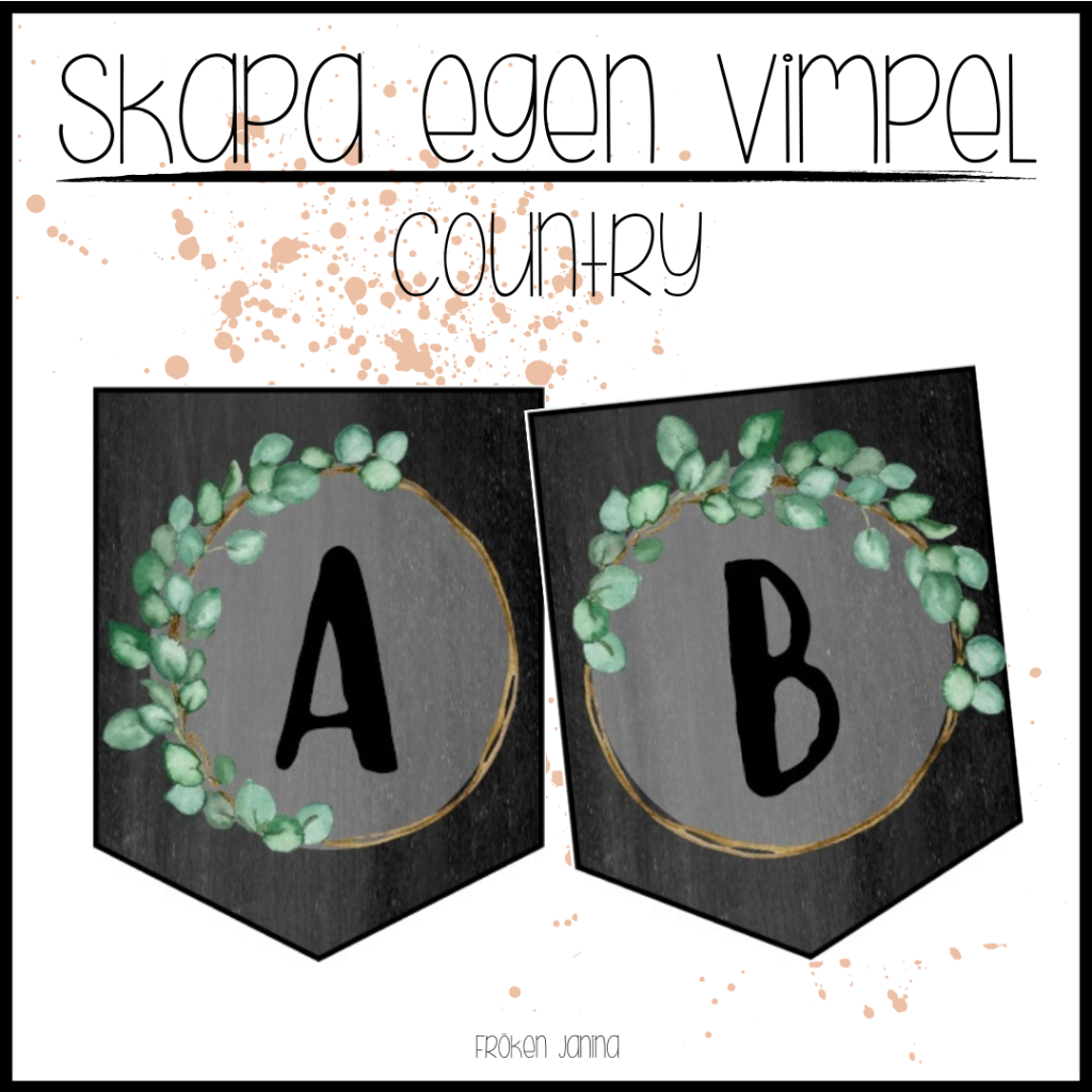 Skapa egen vimpel (country)