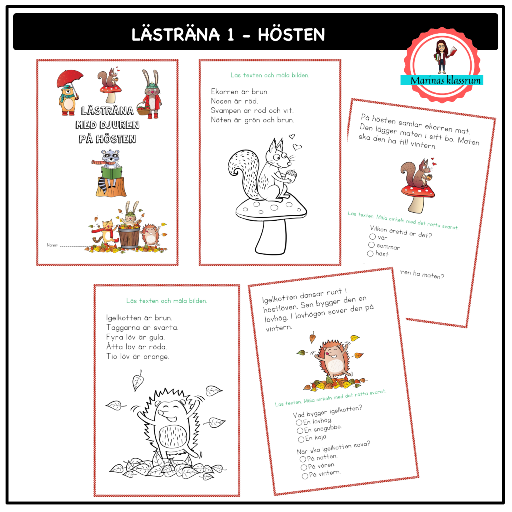 Lästräna nivå 1 – hösten