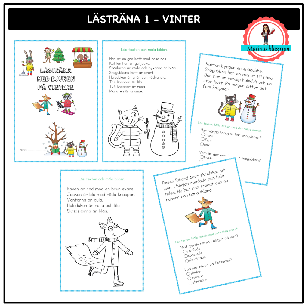 Lästräna nivå 1 – vintern