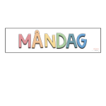 Veckodagar till tavlan (Pastell) - bild 2