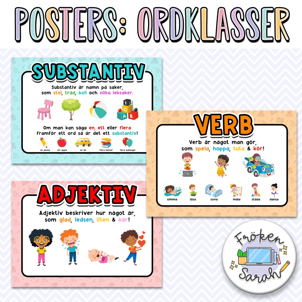 Posters: Ordklasser