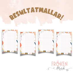Resultatmallar - Alla ämnen i grundskolan (Tema 2)