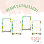 Resultatmallar – Alla ämnen i grundskolan (Tema 1) - bild 1