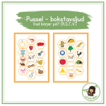 Pussel- börjar på (bokstäverna R,S,T,V) - bild 1