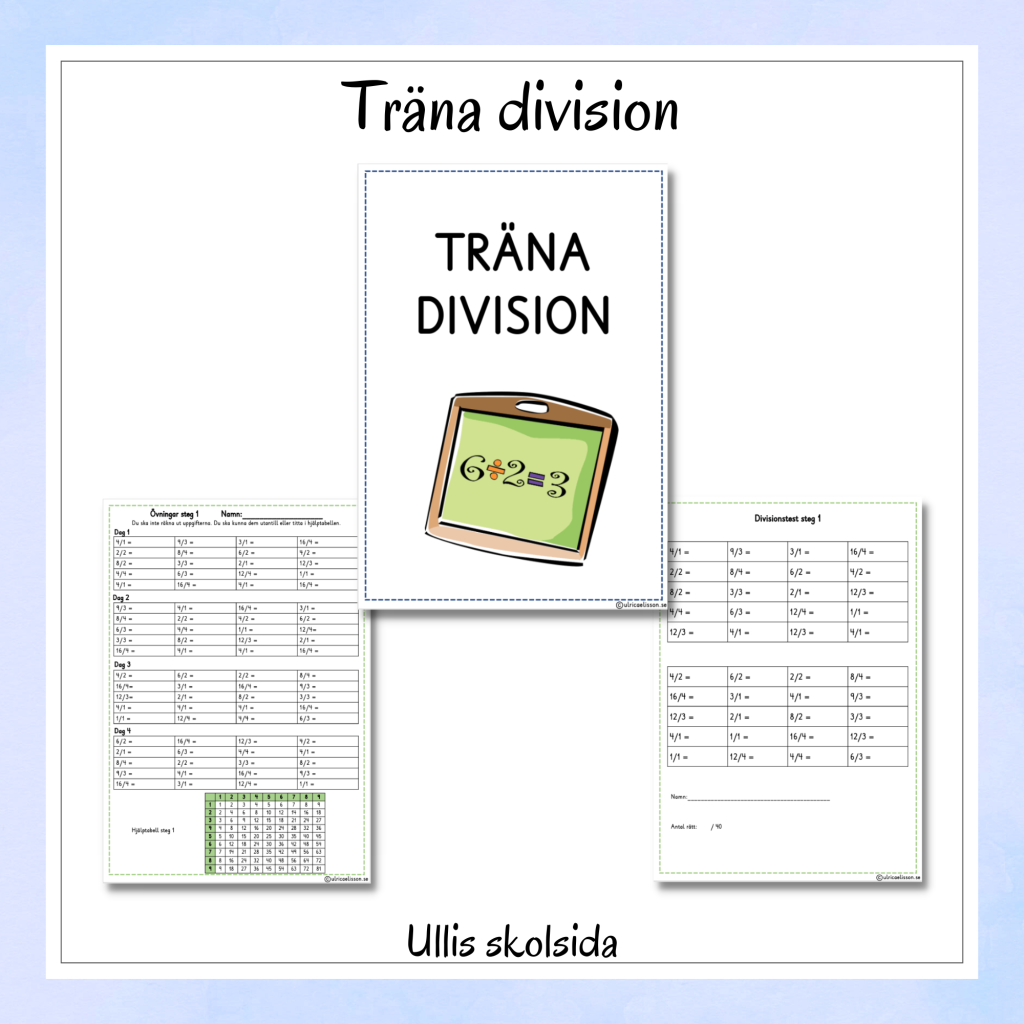 Träna division