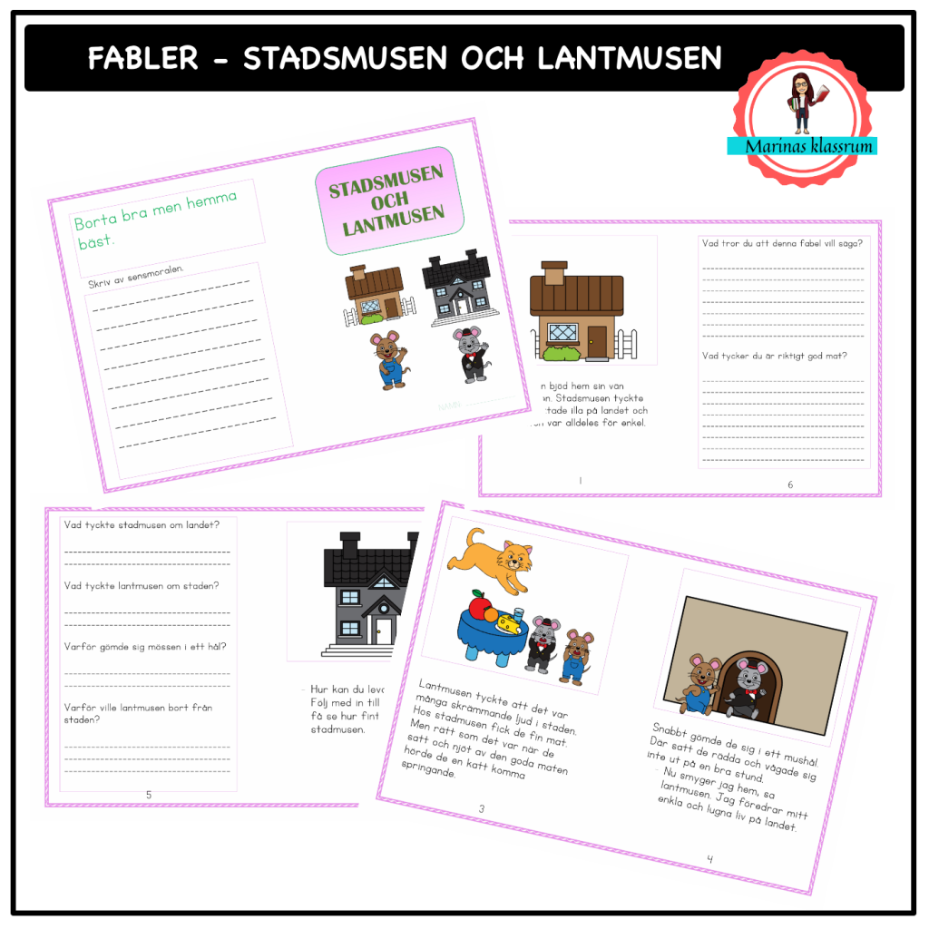 Fabel – Stadsmusen och lantmusen