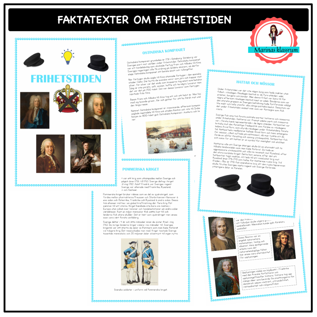 Faktatexter frihetstiden