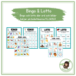 Lässpel- Bingo & Lotto med bokstäverna KLMNO - bild 1