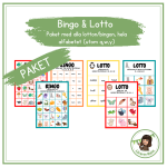 PAKET- Lässpel- Bingo & Lotto med alla bokstäverna (utom qwy) - bild 1
