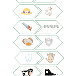 Pussel/memory/hör vi ihop med rimord - bild 3