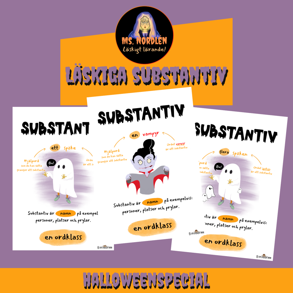 Läskiga substantiv halloweenspecial