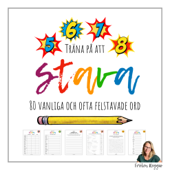 Träna på att stava svårstavade ord 5-8