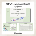 Mitt utvecklingssamtal mall 11 – redigerbar - bild 1