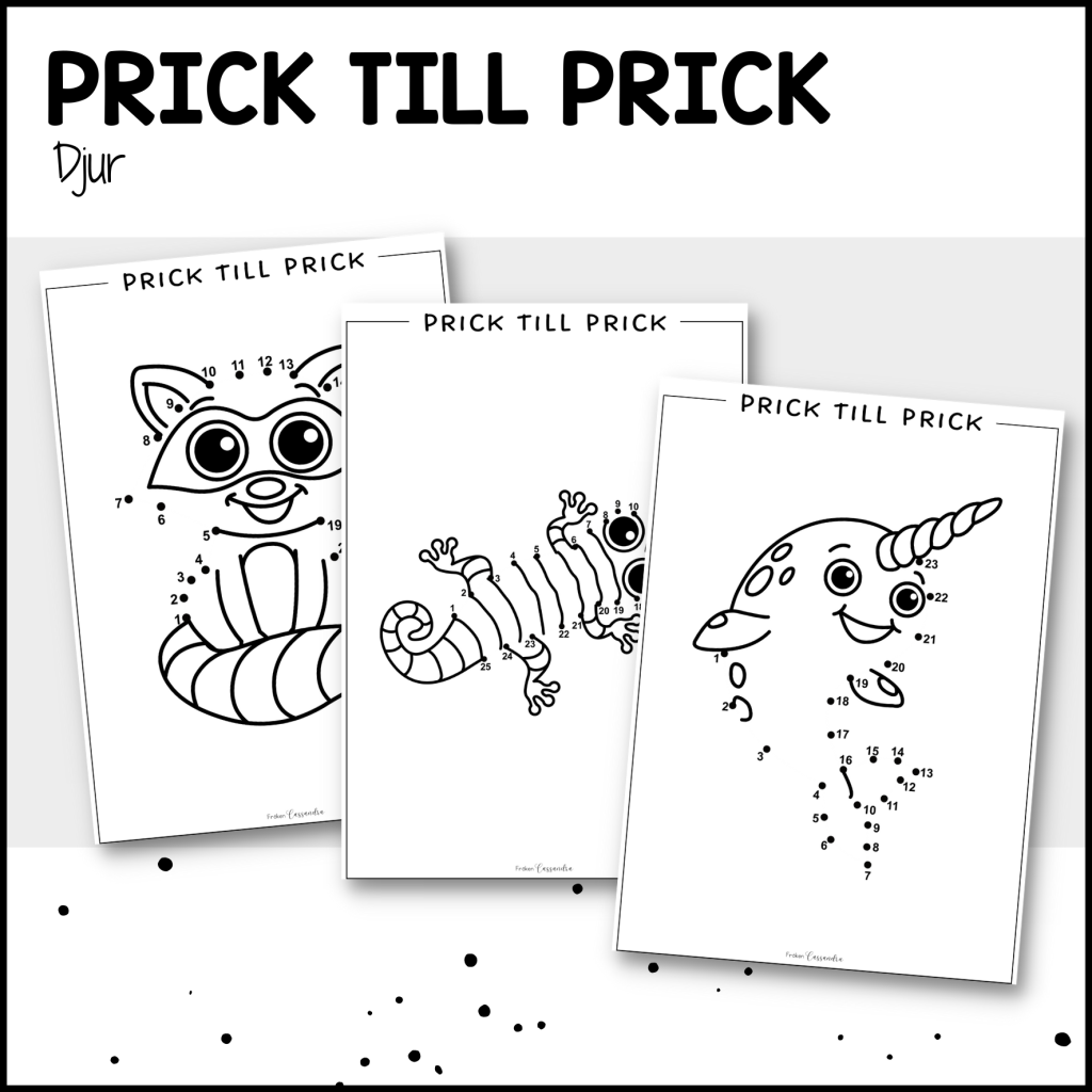 Prick till prick: djur