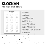 KLOCKAN: rita visare enligt digital tid - bild 2
