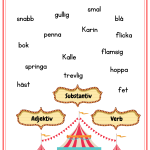 Häfte ordklasser- cirkustema - bild 7