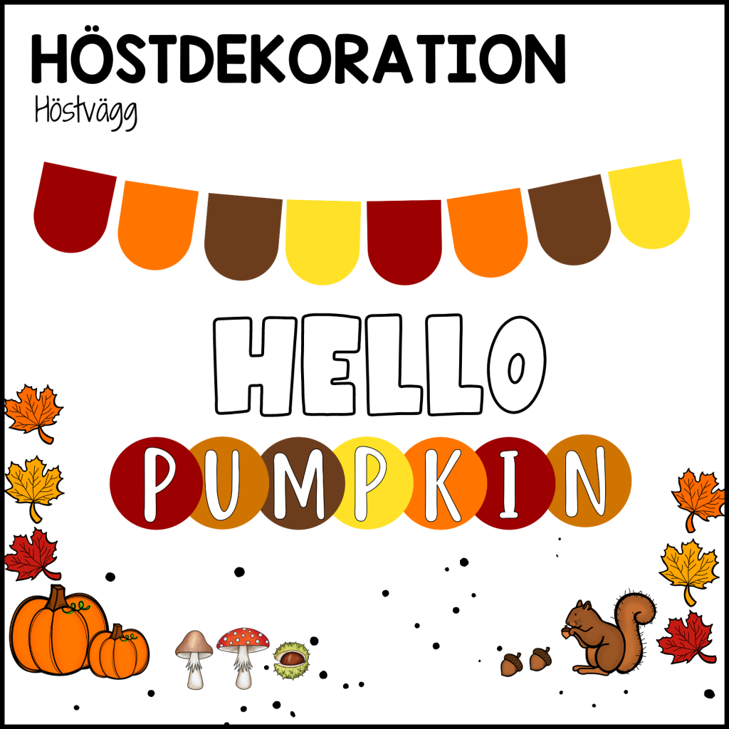 HÖSTDEKORATION: hello pumpkin