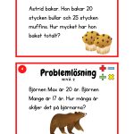 Problemlösning nivå 2 (addition och subtraktion 0-50) - bild 3