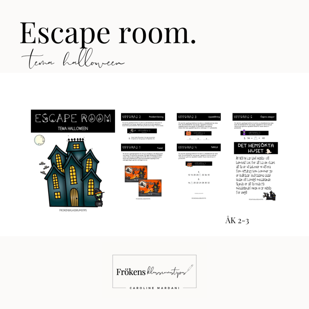 Escape room – Tema Halloween