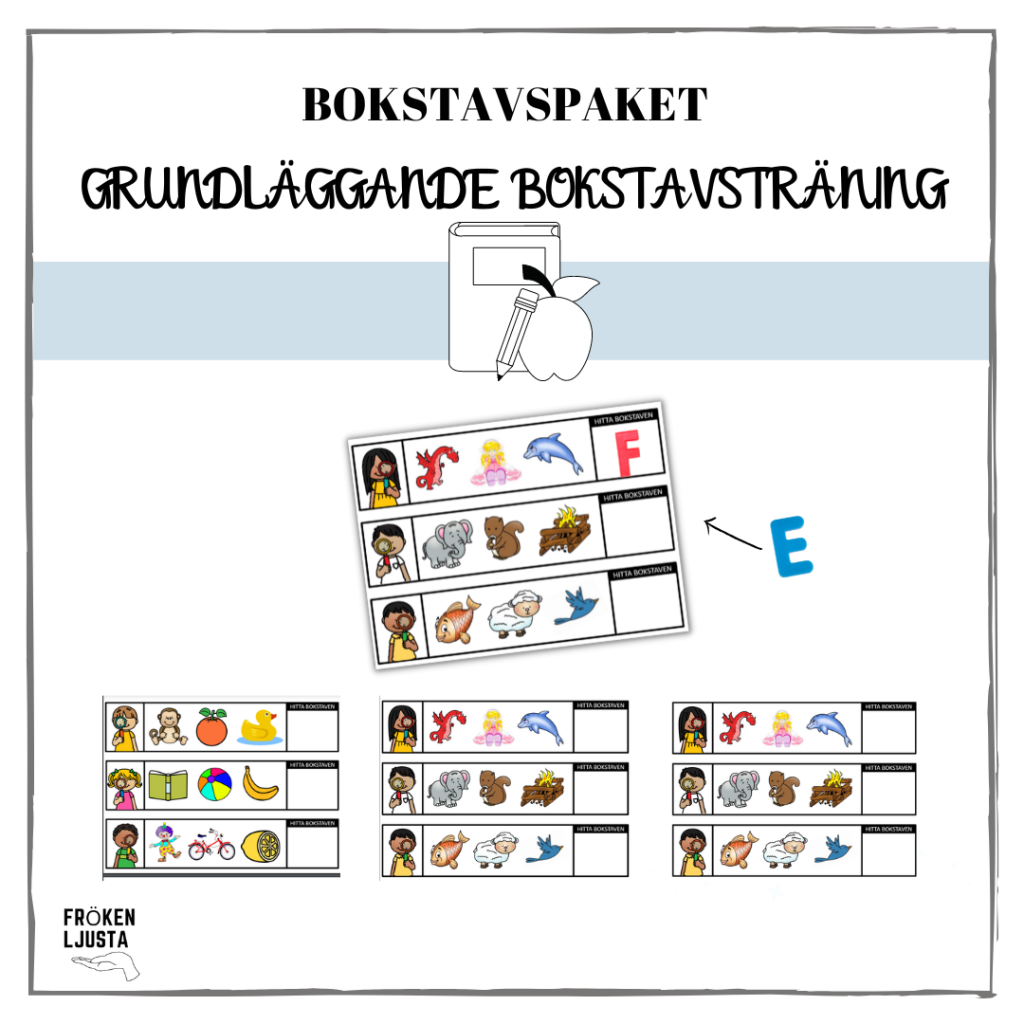 Temapaket bokstavsträning