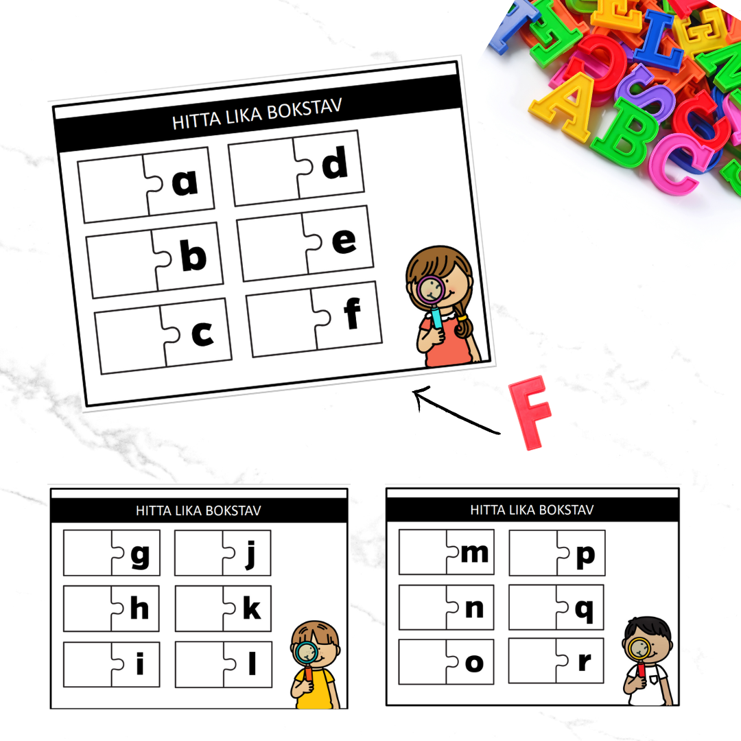 Temapaket bokstavsträning
