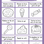 Läsförståelse- läs och färglägg 10 arbetsblad - bild 4