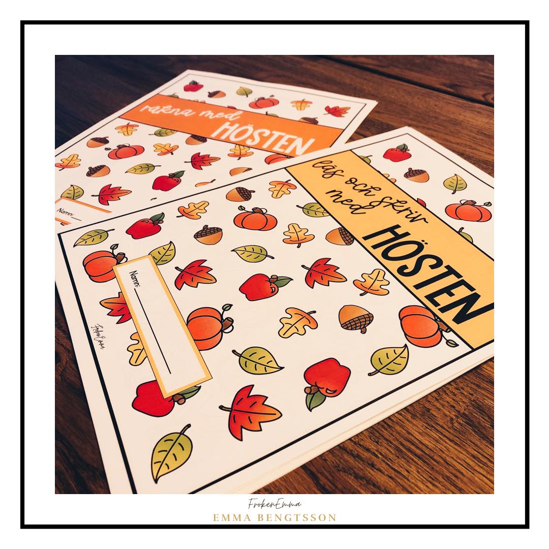 Läs och skriv med hösten