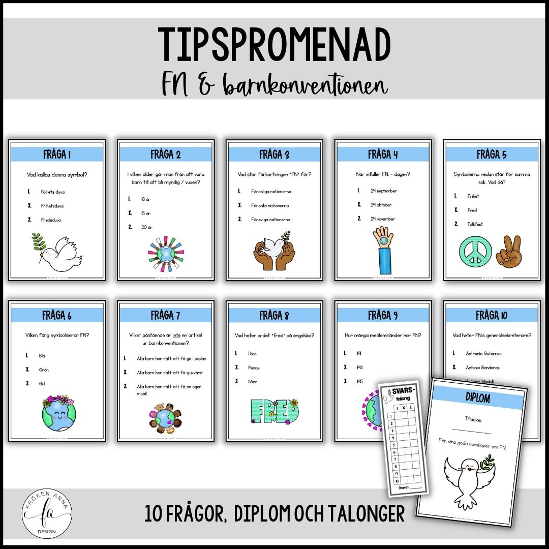 Tipspromenad FN & Barnkonventionen