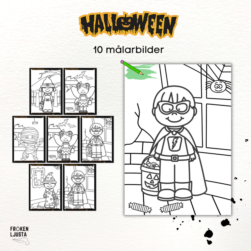Målarbilder Halloween