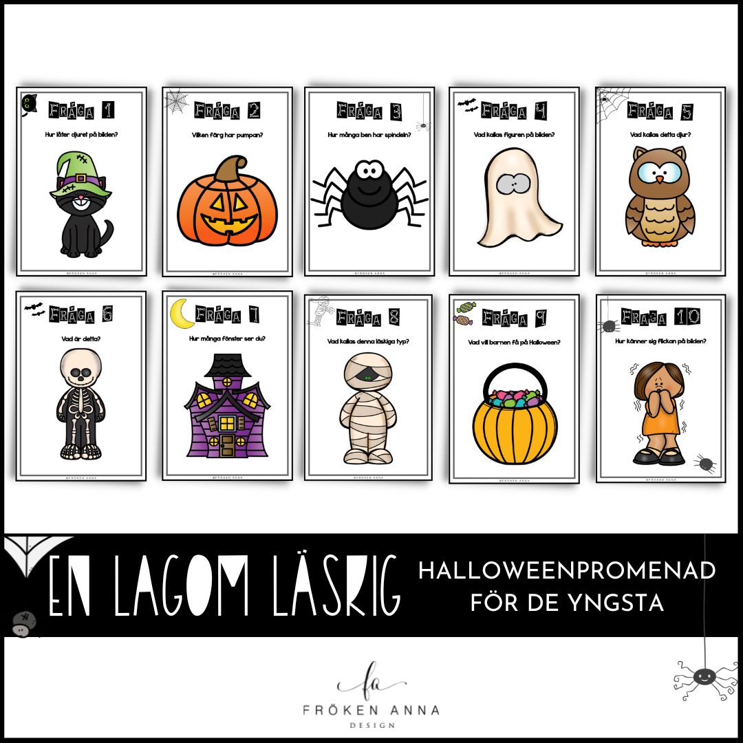 Halloweenpromenad för de yngsta (2-6 år)