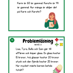Problemlösning nivå 3 (addition och subtraktion 0-100) - bild 3