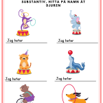 Häfte ordklasser- cirkustema - bild 5